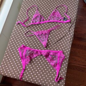 3 piece Fredericks of Hollywood set